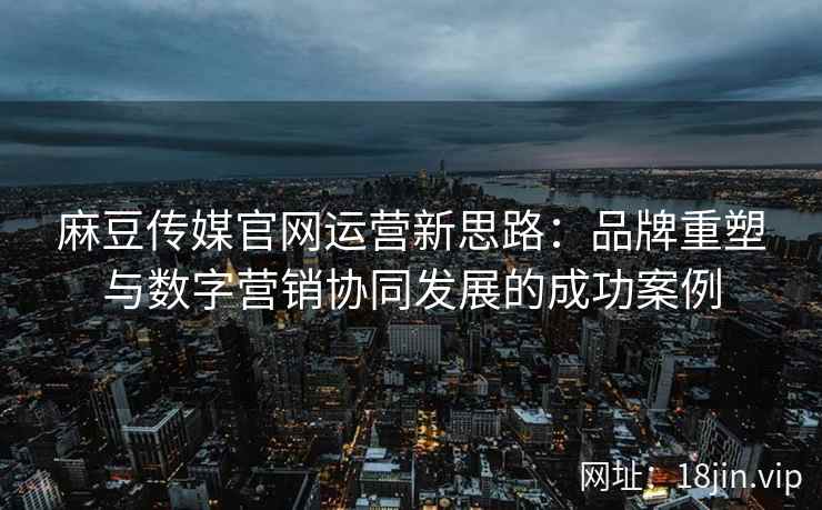 麻豆传媒官网运营新思路：品牌重塑与数字营销协同发展的成功案例  第2张