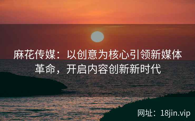麻花传媒：以创意为核心引领新媒体革命，开启内容创新新时代  第2张